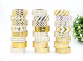 tasma-klejaca-ozdobna-zlota-washi-tape-wzory-5m