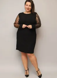 sukienka-plus-size-z-szyfonowymi-rekawami