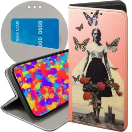 etui-z-klapka-do-samsung-galaxy-a15-wzory-collage-retro-vintage-futeral