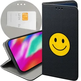 etui-z-klapka-do-xiaomi-13t-wzory-usmiech-smile-emoji-futeral-pokrowiec