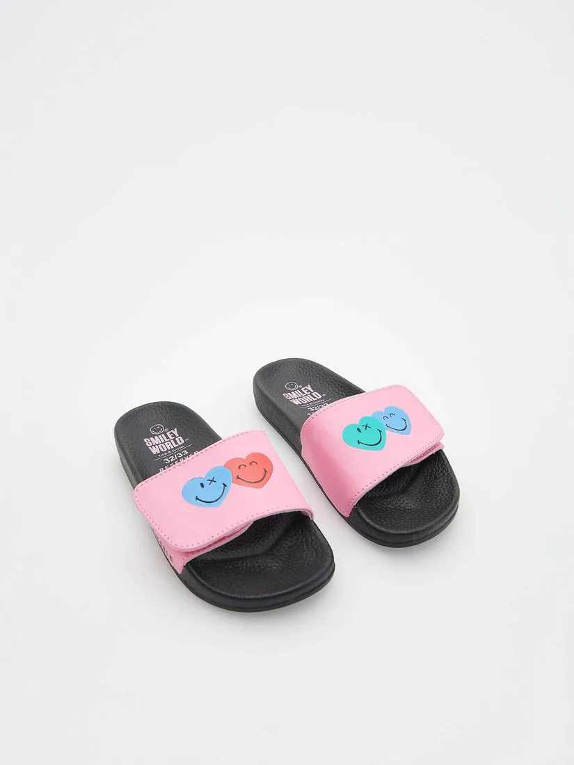 rozowe-klapki-smileyworld-reserved-36-37-stan-nowy