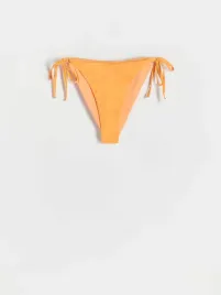 pomaranczowy-damski-dol-bikini-wiazany-reserved-l