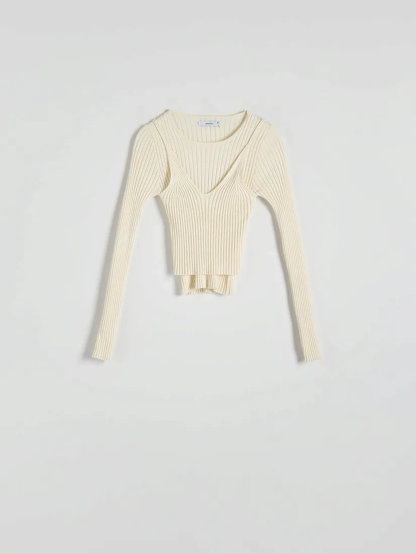 bezowy-sweter-z-topem-reserved-s
