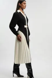 czarno-biala-sukienka-z-paskiem-karen-millen-xxl