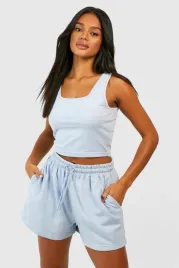 niebieski-top-na-ramiaczkach-boohoo-xl