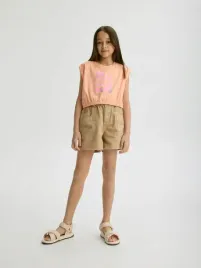 pomaranczowy-t-shirt-z-gumka-u-dolu-reserved-140