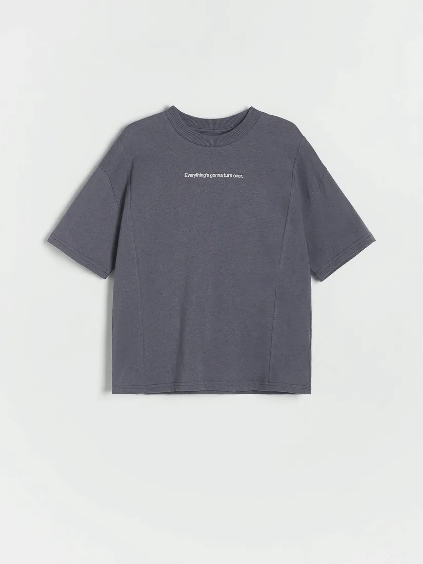 szary-t-shirt-oversize-reserved-152-stan-nowy