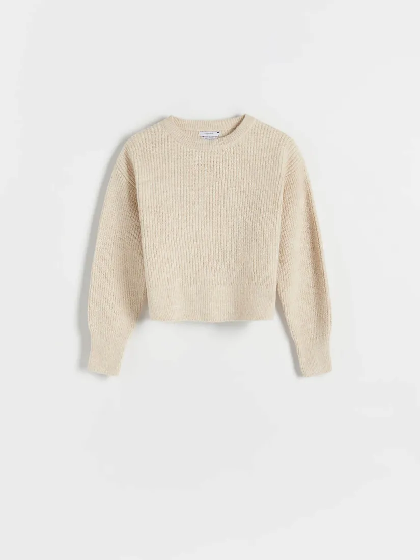 bezowy-prazkowany-sweter-reserved-s-stan-nowy