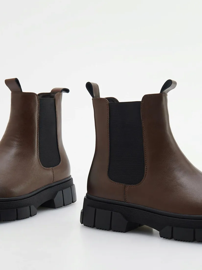 brazowe-skorzane-botki-reserved-45-stan-nowy