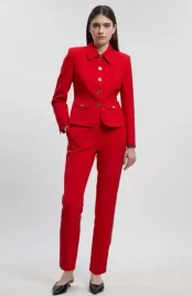 czerwona-teksturowana-dopasowana-marynarka-karen-millen-xl