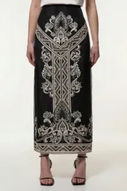 czarna-dluga-haftowana-spodnica-z-organdyny-karen-millen-xl