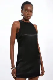 czarna-satynowa-sukienka-mini-karen-millen-m