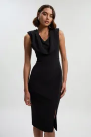 czarna-dopasowana-sukienka-midi-z-marszczeniami-karen-millen-xs