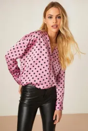 rozowa-koszula-w-czarne-groszki-dorothy-perkins-m