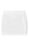 biala-ecru-spodnica-mini-prettylittlething-m-stan-nowy