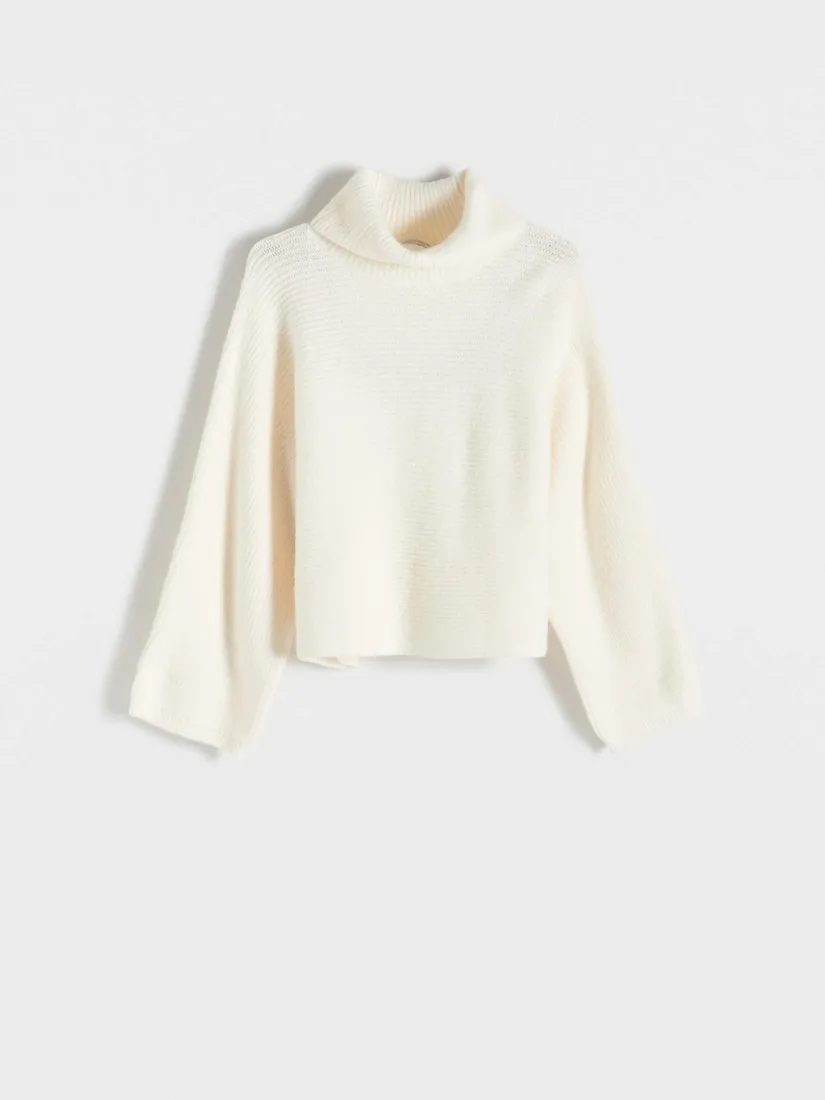 bialy-sweter-z-golfem-reserved-m-stan-nowy