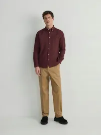 brazowe-bawelniane-spodnie-straight-reserved-33