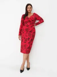 czerwona-sukienka-midi-w-kwiaty-mohito-xs