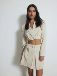 bezowa-spodnica-mini-z-dodatkiem-lnu-reserved-s