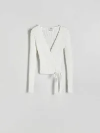 bialy-sweter-z-wiazaniem-mohito-l