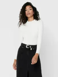 biala-bluzka-z-dlugim-rekawem-only-m