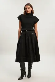 czarna-spodnica-midi-karen-millen-m