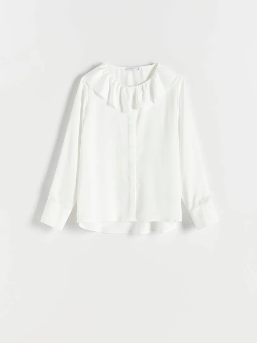 biala-koszula-z-falbanka-reserved-m