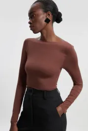 brazowa-bluzka-z-dekoltem-na-plecach-karen-millen-l