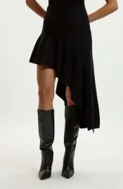 czarna-spodnica-z-asymetrycznym-dolem-karen-millen-m