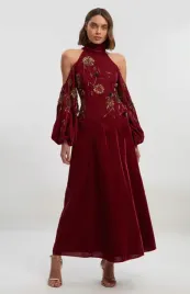 czerwona-sukienka-z-odkrytymi-ramionami-karen-millen-m