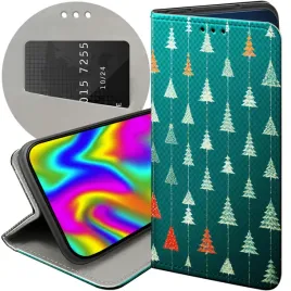 etui-z-klapka-do-samsung-galaxy-a15-wzory-choinka-swieta-boze-narodzenie