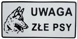tablica-ostrzegawcza-zle-psy-aluminium
