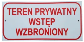 tablica-teren-prywatny-wstep-wzbroniony-metalowa