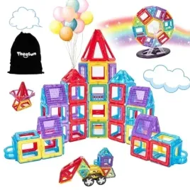 theefun-100-sztuk-magnetycznych-klockow-konstrukcyjnych