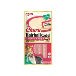 inaba-cat-churu-creme-hairball-chicken-4x14g