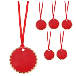 zawieszki-do-prezentow-kolko-z-ornamentem-santex-czerwony-6-szt