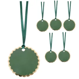 zawieszki-do-prezentow-kolko-z-ornamentem-santex-zielony-6-szt