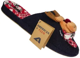 damskie-pantofle-tekstylne-american-club-dsl-11na