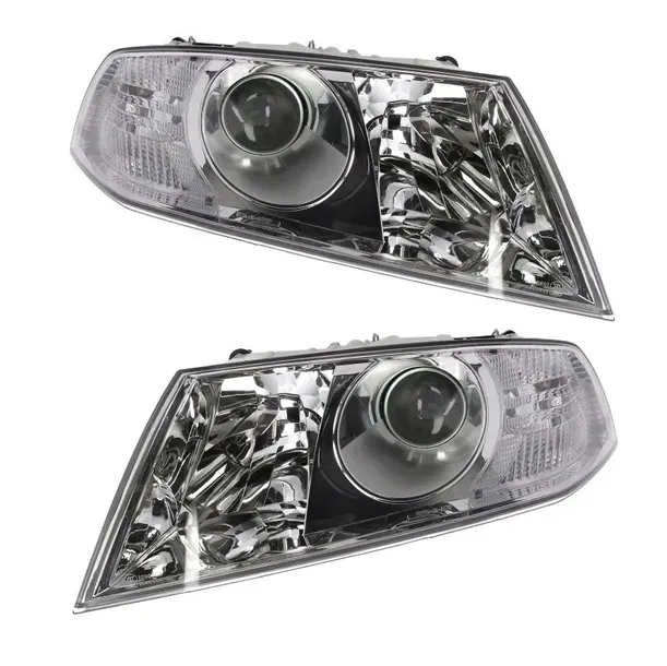 SKODA OCTAVIA II 04-12 REFLEKTOR LAMPA PRZEDNI LEWA PRAWA ZESTAW SOCZEWKA