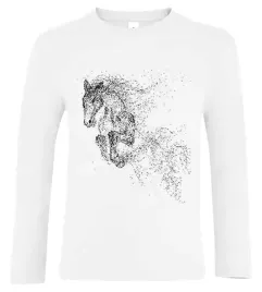 bluzka-t-shirt-z-dlugim-rekawem-konie-producent
