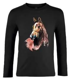 bluzka-t-shirt-z-dlugim-rekawem-konie-producent
