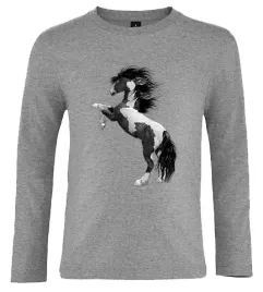 bluzka-t-shirt-z-dlugim-rekawem-konie-producent
