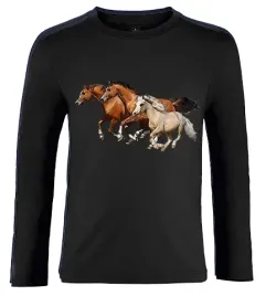 bluzka-t-shirt-z-dlugim-rekawem-konie-producent