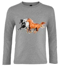 bluzka-t-shirt-z-dlugim-rekawem-konie-producent