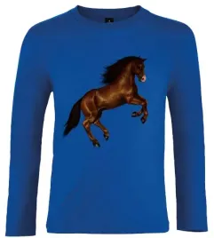 bluzka-t-shirt-z-dlugim-rekawem-konie-producent