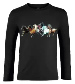 bluzka-t-shirt-z-dlugim-rekawem-konie-producent