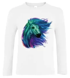 bluzka-t-shirt-z-dlugim-rekawem-konie-producent