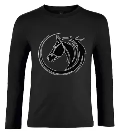 bluzka-t-shirt-z-dlugim-rekawem-konie-producent