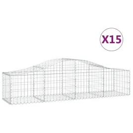 kosze-gabionowe-15-szt-200x50x40-60-cm-galwanizowane-zelazo