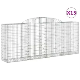 kosze-gabionowe-15-szt-300x50x120-140cm-galwanizowane-zelazo